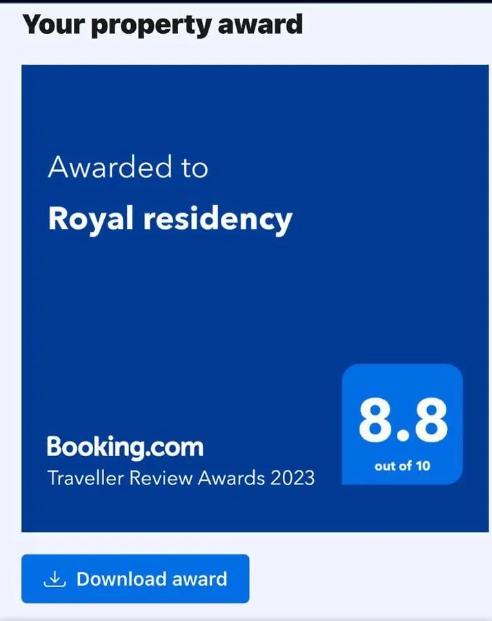 Appartement Royal Residency à Tindummal Inde
